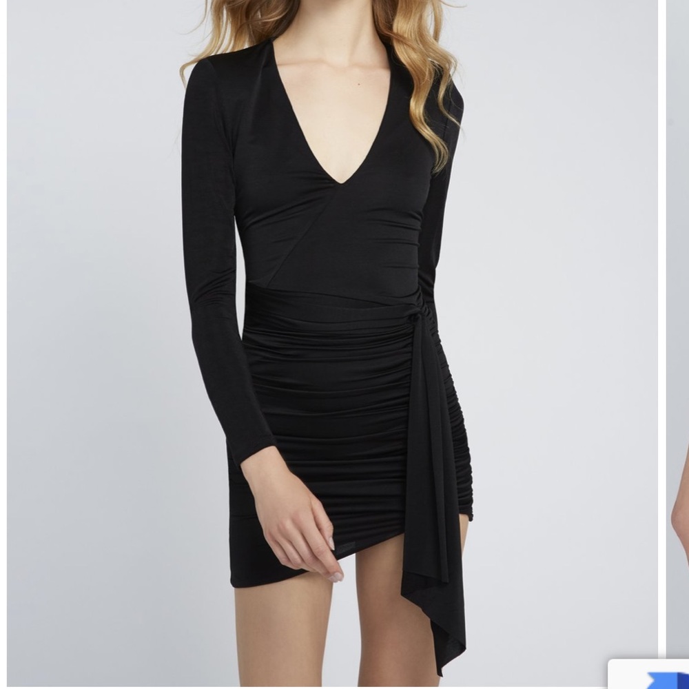 Alice + Olivia Black mini dress